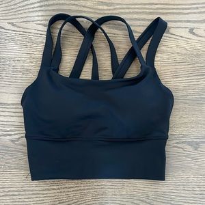 Senita strappy longline sports bra